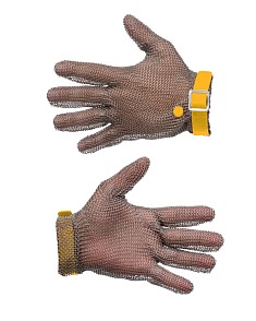 Перчатка кольчужная Manulatex GCM без манжеты, с полиуретановым ремешком (р.10)